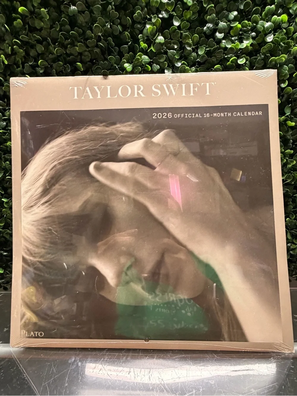 Taylor Swift Black and Cream Portrait Wall Calendar Cover